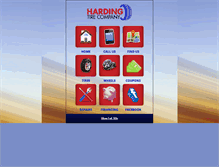 Tablet Screenshot of hardingtirecoinc.com